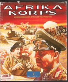 Box cover for Afrika Korps on the Atari ST.
